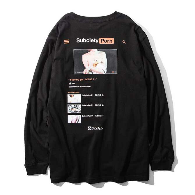 Mサイズ【30%OFF】Subciety(サブサエティー) SERVER L/S T-SHIRTS ロンTシャツ TS TEE 長袖