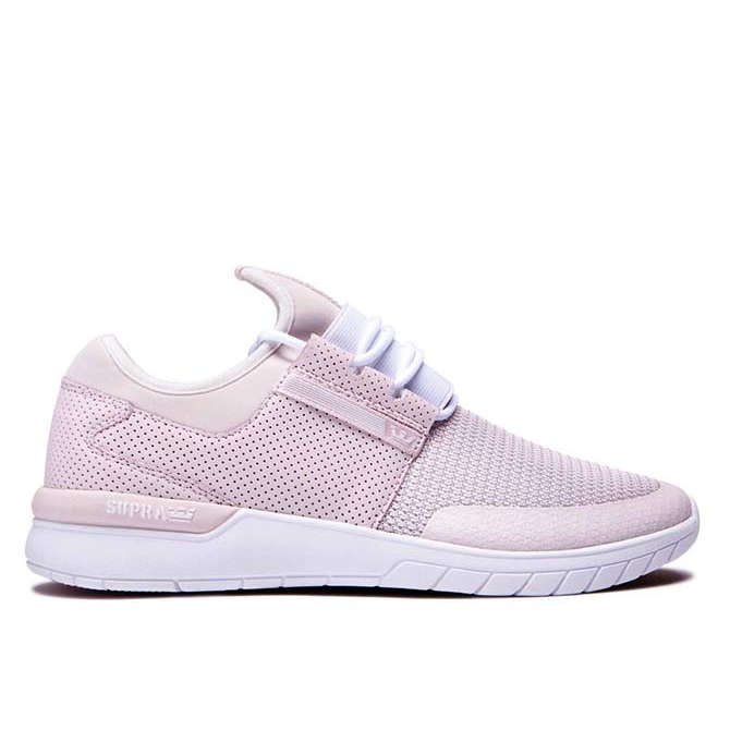 29cm【50 OFF 半額】SUPRA スープラ FLOW RUN フロウラン LIGHT PINK-WHITE ランニングシューズ スニーカー【国内正規取扱い店】