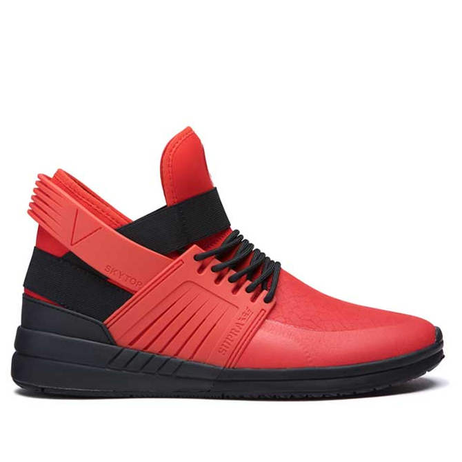 29cm【50 OFF 半額】SUPRA スープラ SKYTOP5 V スカイトップ5 RISK RED-BLACK シューズ スニーカー【国内正規取扱い店】