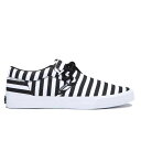 23cm 26cmy50%OFF zzSUPRA X[v CUBA L[o BLACK-WHITE-STRIPE V[Y Xj[J[yK戵Xz