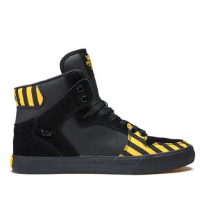 23cm 23.5cm50%OFF ȾۡSUPRA ץ VAIDER ٥ CAUTION-BLACK ϥå 塼 ˡڹ谷Ź