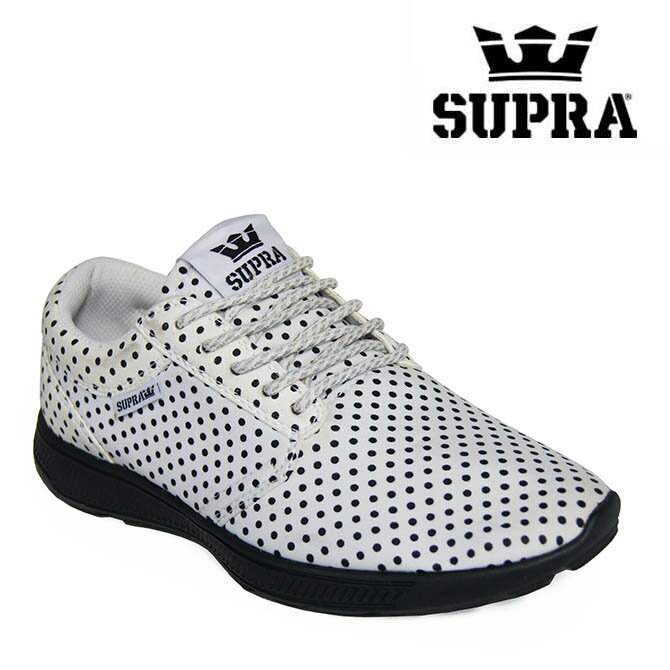 スープラ 【23.5cm/サンプルシューズ/sample】SUPRA(スープラ) WOMENS HAMMER RUN(ハマーラン) SPOT-BLACK シューズ スニーカー【国内正規取扱い店】