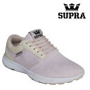 【23.5cm/サンプルシューズ/sample】SUPRA(スープラ) WOMENS HAMMER RUN(ハマーラン) PINK-WHITE シューズ スニーカー【国内正規取扱い店】