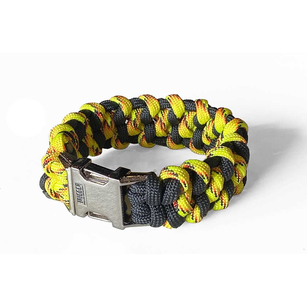 TRIGGER ASSAULT STYLE(@trigger_as)/PARACORD BRACELET (YELLOW/BLACK) ブレスレット