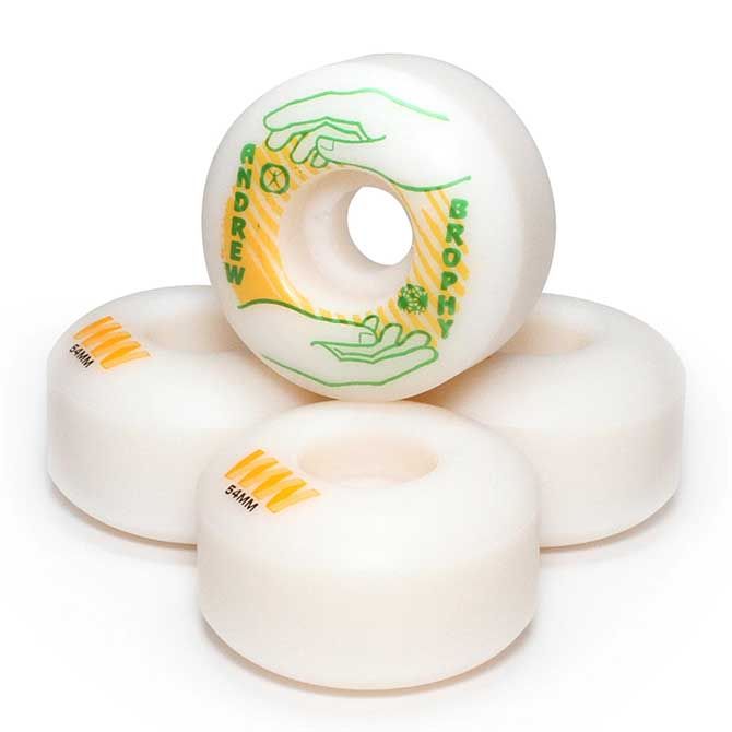 WAYWARD WHEEL ウェイワード ウィール Andrew Brophy (CLASSIC SHAPE) 54mm 101A WHEEL ウィール 【スケートボード/スケボー/SKATEBOARD】