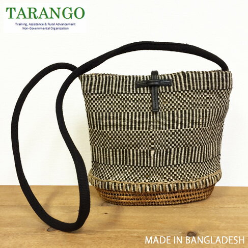 【SALE】TARANGO(タランゴ)ジュートショルダーかごバッグ/かごバッグ/カジュアル/ハンドメイド/麻/パームファイバー/フェアトレード/JLB-216