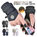 5本指 裏起毛 スキー スキーグローブ 手袋 アウトドアグローブ 撥水加工 スノーボード あったか タッチパネル対応 滑り止め スマホ対応 防水 防寒 防風 ス...