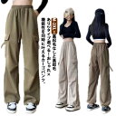 ハイウエスト 薄手 ワークパンツ 2タイプ カーゴパンツ 秋 裏起毛 裏起毛 カジュアルパンツ 冬 カーゴ ロングパンツ ダンスパンツ レディース 裏起毛パンツ ストリート ワイドパンツ 防寒 暖か 軽量 送料無料(4)