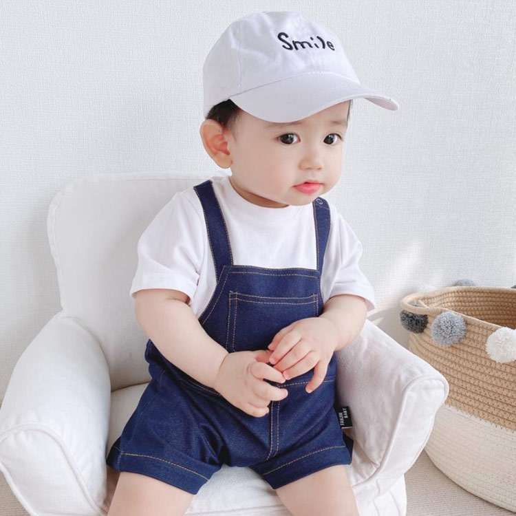 パンツ 子供服 サロペット ベビー 半袖tシャツ 重ね着風 デニムサロペット カジュアル サロペット オールインワン フェイクレイヤード ロンパース デニム 無地 カジュアル 女の子 男の子 通園 お出かけ かわいい オーバーオール
