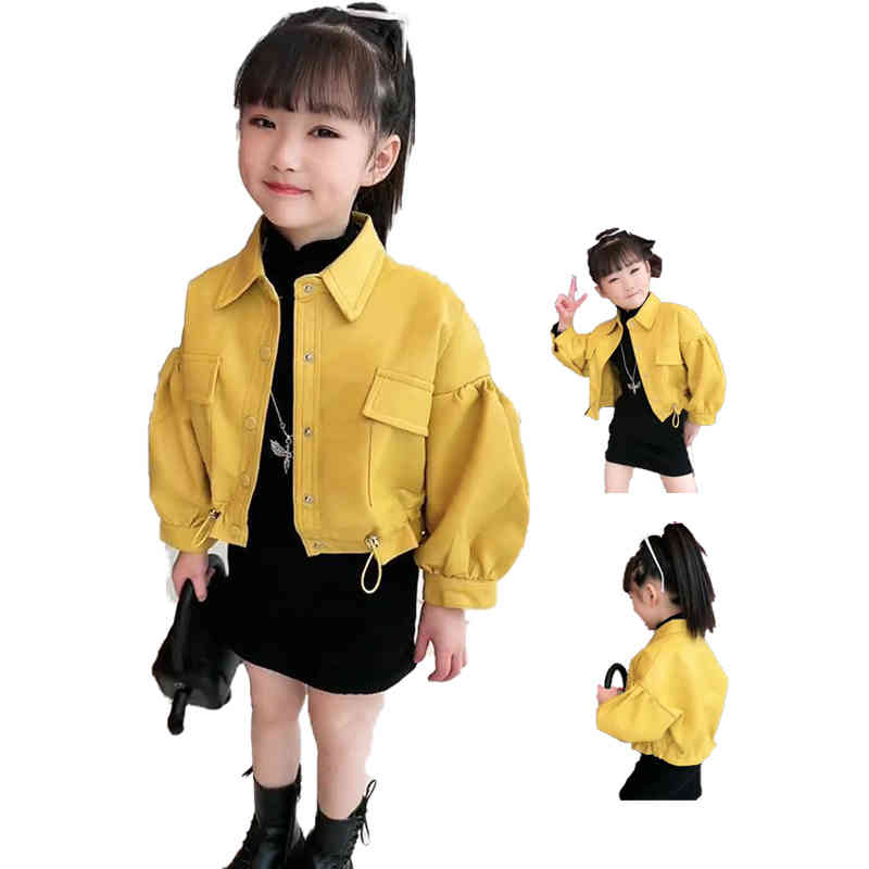 女の子 折襟 おでかけ 春秋 レザージャケット ショートジャケット キッズ 子供ジャケット ジュニア ア..