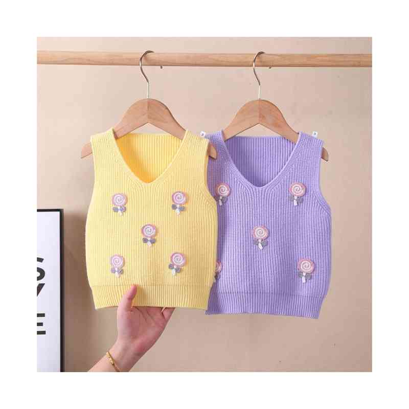 トップス 秋 女の子 ノースリーブ 送料無料 重ね着 ニットベスト 花柄ベスト 男の子 子供ベスト アウター vネック プルオーバー キッズ ニット フォーマル ベスト 冬 こども服 上着 おしゃれ カジュアルベスト ガールズ 女の子 普段着 お出かけ 男女兼用 春 3