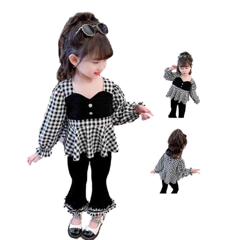Rakuten - 春秋 長袖 子供セット パンツ フレアパンツ キッズ 子供服 パンツセット ロング丈 おしゃれブラウス 上下セット 2点セット カジュアルパンツセット フォーマルパンツセット 発表会 通勤 フォーマルウェア 女の子 送料無料 セットアップ