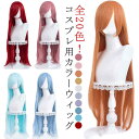 ウィッグ レディース かつら ロングウィッグ ストレート コスプレウィッグ 自然 耐熱 wig カツラ フルウィッグ カラーウィッグ ロングヘア ハロウィン パーティー コスチューム 仮装 文化祭 ゴスロリ ロリータ パンク 衣装 送料無料
