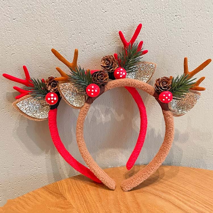 鹿の角 クリスマス ハロウィン ヘアバンド コスプレ 髪飾り トナカイ クリスマス 鹿角カチューシャ 1個 女の子 ヘッドアクセサリー 鹿 衣装 仮装 写真道具 パーティー用 子供用 コスチューム用小物 レディース 大人用 クリスマス 誕生日 プレゼント ギフト 撮影の商品画像 2