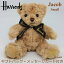 ぬいぐるみ くま ギフトバッグ メッセージカード 付き Harrods ハロッズ Jacob ジェイコブ プレゼント 贈り物 ラッピング 無料 熊 クマ テディベア テディー ベアー 動物 ブラウン 茶色 小 小さい 16cm かわいい