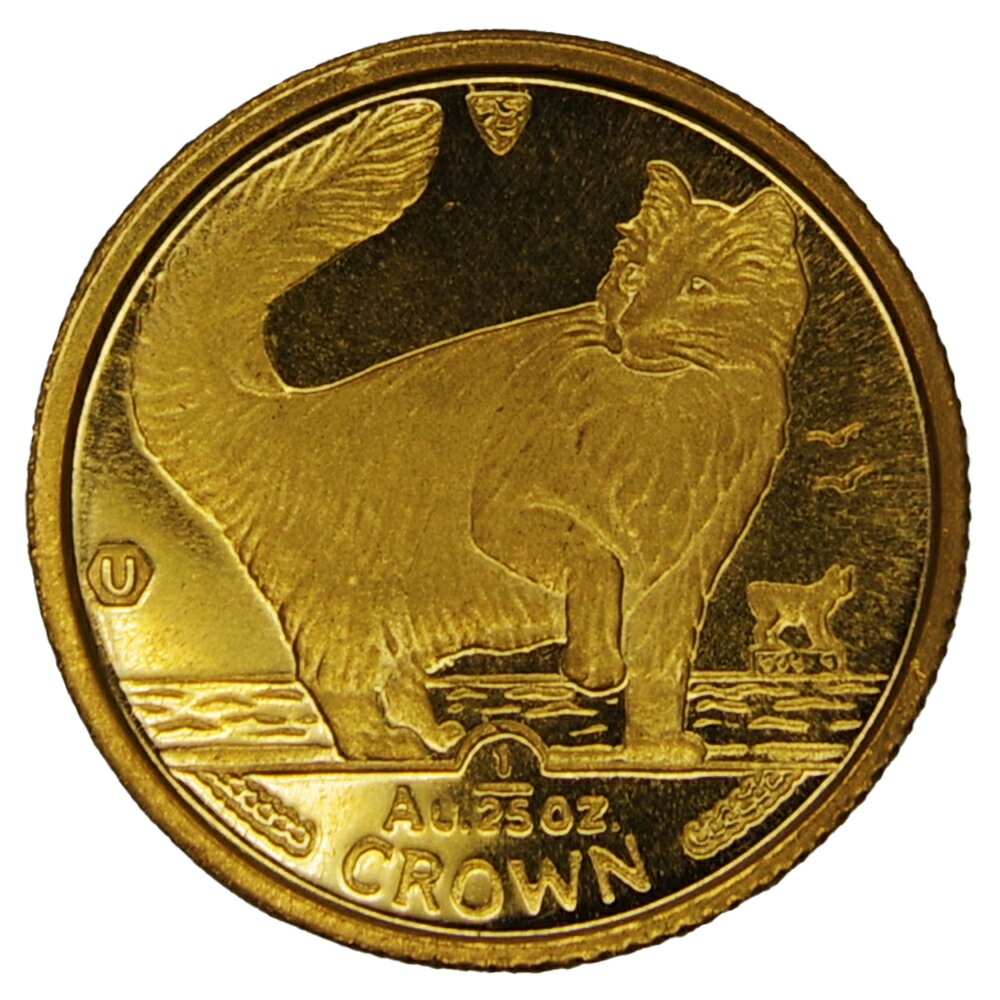 【中古B/標準】 貨幣 マン島 キャットコイン 1991年 ノルウェー猫 1/25オンス 1/25oz 猫 エリザベス2世 金貨 純金 硬貨 メダル 20559983090のサムネイル