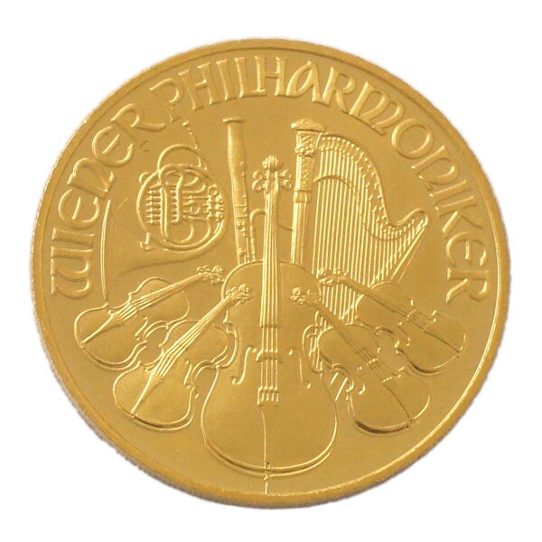 【中古SA/極美品】 24金 ウィーン金貨 1/2オンス 1/2oz ランダムイヤー オーストリア コイン 硬貨 貨幣のサムネイル