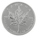 【中古A/美品】 純プラチナコイン メイプルリーフ 1オンス 1oz ランダムイヤー カナダ 白金 地金型 メープルリーフ Pt999プラチナ 硬貨