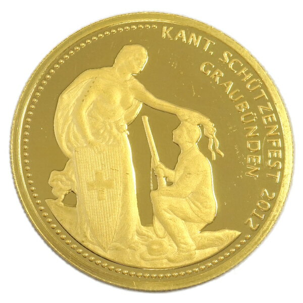 貨幣 純金 2012 500Fr.刻印