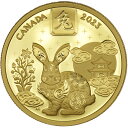 【中古AB/使用感小】 貨幣 純金コイン K24 兎 ラビット 干支 15g 15グラム 2023年 カナダ 金貨 硬貨 20515001027