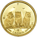 【中古AB/使用感小】 貨幣 マン島 キャットコイン 2006年 エキゾチックショートヘア キャット 1/10oz 1/10オンス エリザベス2世 金貨 純金 硬貨 メダル 20543192004