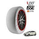 【VIVI正規品 ISSE製造】 ヴィヴィ イッセ SNOW SOCKS トヨタ アクア MXPK16 185/65R15 15インチ 4WD スノーソックス 布製 タイヤ チェーン 非金属 スペイン製