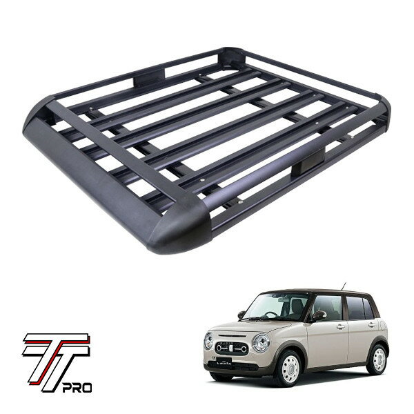 【TT PRO正規品】 汎用 組立式 アルミ ルーフラック カーゴラック カーゴバスケット 耐荷重200kg 440LB..