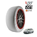 エントリー P10倍 マラソン 【VIVI正規品 ISSE製造】 ヴィヴィ イッセ SNOW SOCKS ホンダ フィット GS4 185/60R15 185/60R16 185/55R16 15 16 インチ フロント スノーソックス 布製 タイヤ チェーン 非金属 スペイン製