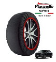 エントリー P10倍 マラソン 【Maranello正規品】 スノーソックス マラネロ ホンダ ヴェゼルハイブリッド 6AA-RV6 4WD 215/60R16 225/50R18 16 18 インチ SUPER X 布製 タイヤ チェーン イタリア製