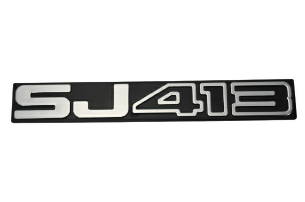 【スズキ純正】 海外仕様 SJ413 サイド フェンダー エンブレム 1個 77815-83001 ジムニー SJ30 SJ40 JA51 JA71 JA11 JA12
