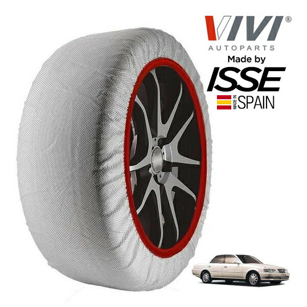 【VIVI正規品 ISSE製造】 ヴィヴィ イッセ SNOW SOCKS トヨタ クレスタ JZX100 205/55R16 16インチ リア スノーソックス 布製 タイヤ チェーン 非金属 スペイン製