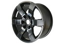 【トヨタ純正】 TRD 17インチ アルミホイール マットブラック 4本セット 17×8J 6穴 PCD139.7 インセット25 ハイエース 200系 プラド FJクルーザー ハイラックスサーフ 3