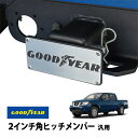 【GOOD YEAR正規品】 2インチ角ヒッチメンバー汎用 メタル ヒッチカバー ヒッチキャップ 日産 フロンティア D40型