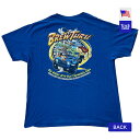 USAヴィンテージTシャツ / JEEP WRANGLER / BREW THRU OUTER BANKS / XL / USA / NORTH CAROLINA / ブルー / Truckfield