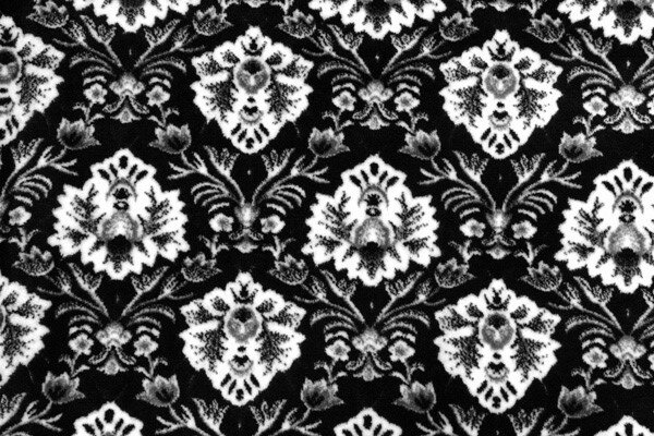 難燃証明発行可能！【金華山生地のみ　幅1350mm】1m切り売り（新格子ブラック）