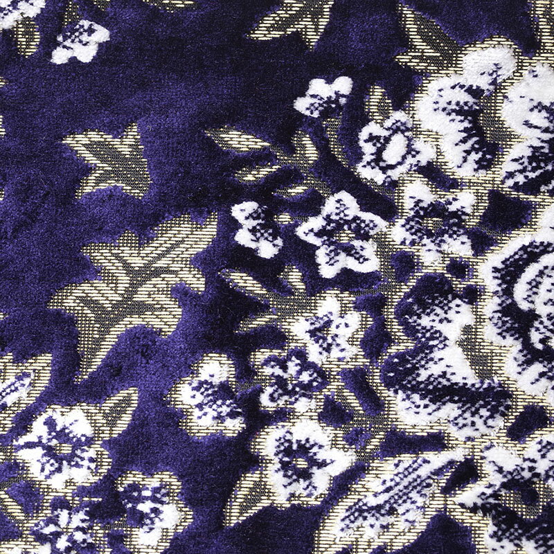 難燃証明発行可能！【金華山生地のみ　幅1300mm】1m単位　切り売り（マドンナネイビー）