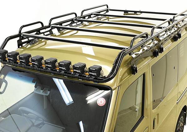 【ハイゼットカーゴ・アトレー用　アウトドアキャリア】ハードカーゴ　軽バン　カスタマイズ