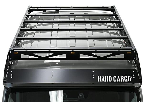 【ハイエース用　ルーフキャリア専用オプション　ディフレクター　HCロゴステッカーver.　Lサイズ　ス..