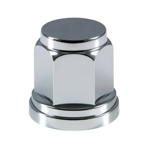 【ISOホイール　フラットナットカバー　33mm　H51mm　大型車用　10個入】トラック　メッキパーツ　ボデ..