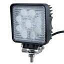 【WL-03 LED9ハイパワーワークランプ 角型27W 12V/24/共用】トラック 電装品 ランプ バルブ LED カスタム