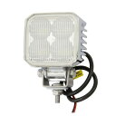 【WL-10C 角型 LED4ハイパワーワークランプ 12W 12V/24V共用】トラック 電装品 ランプ バルブ LED カスタム