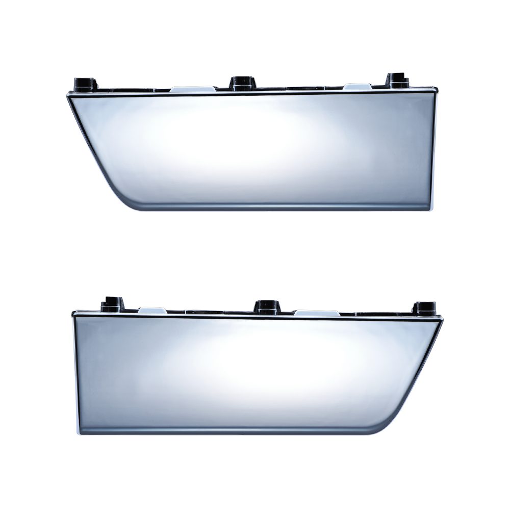 【ステップスカート ファイブスターギガ用　左右セット】トラック　ボディーパーツ　樹脂　メッキパー..