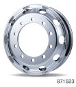 【22.5×7.50 10穴 飾り穴10穴 オフセット162mm PCD335mm 10本セット アルコア 中型・大型トラック・バス用 新ISOΦ26平面座アル...