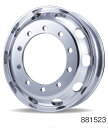 【22.5×8.25 10穴 飾り穴10穴 オフセット165mm PCD335mm 10本セット アルコア 中型・大型トラック・バス用 新ISOΦ26平面座アル...