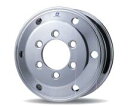 【19.5×6.75 6穴 飾り穴6穴 オフセット136mm PCD222.25mm 10本セット アルコア 中型・大型トラック・バス用JIS球面座アルミホイー...