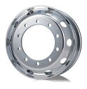 【22.5×9.00 10穴 飾り穴10穴 オフセット175mm PCD335mm 10本セット アルコア 中型・大型トラック・バス用 新ISOΦ26平面座アル...