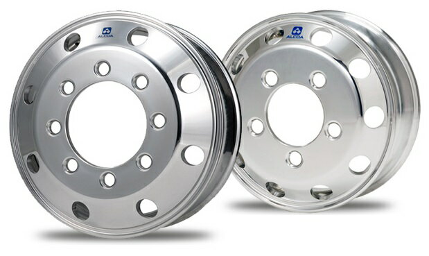 【17.5×6.00　6穴　飾り穴6穴　オフセット135mm　PCD222.25mm　6本セット　アルコア　小型・中型・大型トラック・バス用JIS球面座アルミホイール】ALCOA　2t　3t　4t　中型　大型　新品　送料無料