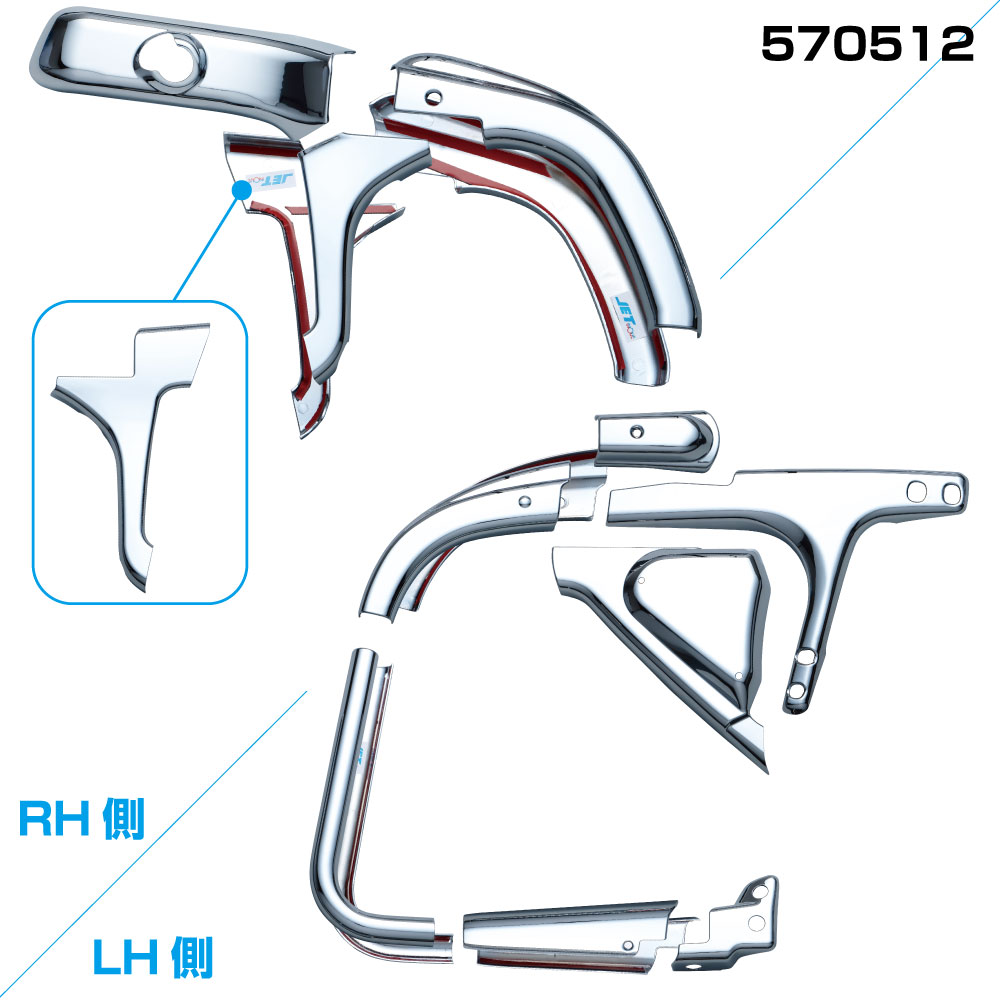 【8B2】 新品： 三菱ふそうスーパーグレート 07/2000 トレーラーヘッド用 大型22.5JIS リアハブキャップ ハブボルト数8本 ブラケット取付