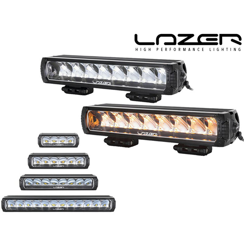 【LAZER LAMPS LEDライトバー Triple-R750 (Gen-2)】 アンバー&ホワイト ポジションライト付き　スカニ..