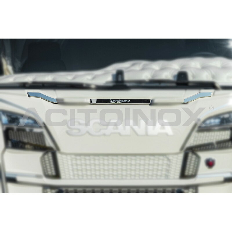 【ACITOINOX ガラスハンドル用ステンレスプレート SCANIA　ガラスハンドル アプリケーション1】スカニ..